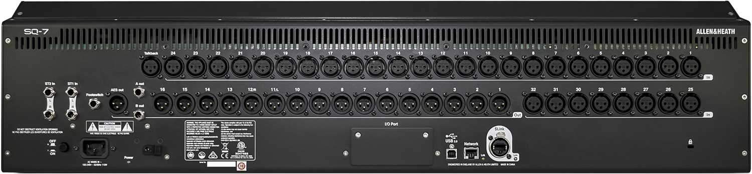 Allen & Heath SQ-7 48-Channel 36-Bus Digital Mixer