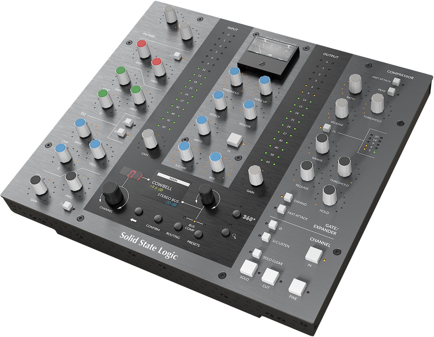 SSL UC1 All-In-One Hardware Plug-In Controller for The SSL Native Channel Strip 2 and Bus Compressor 2