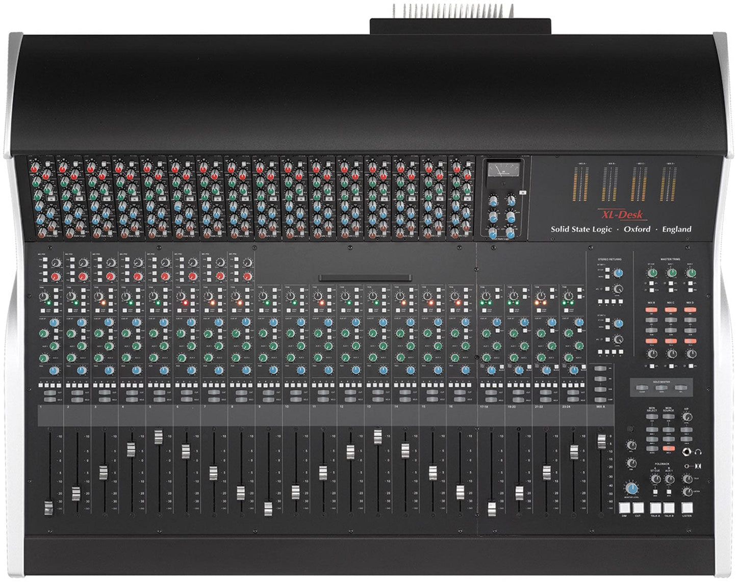 SSL XL-Desk 44-Input SuperAnalogue Mixer with 1 Buss Compressor and 8 E-Series EQs