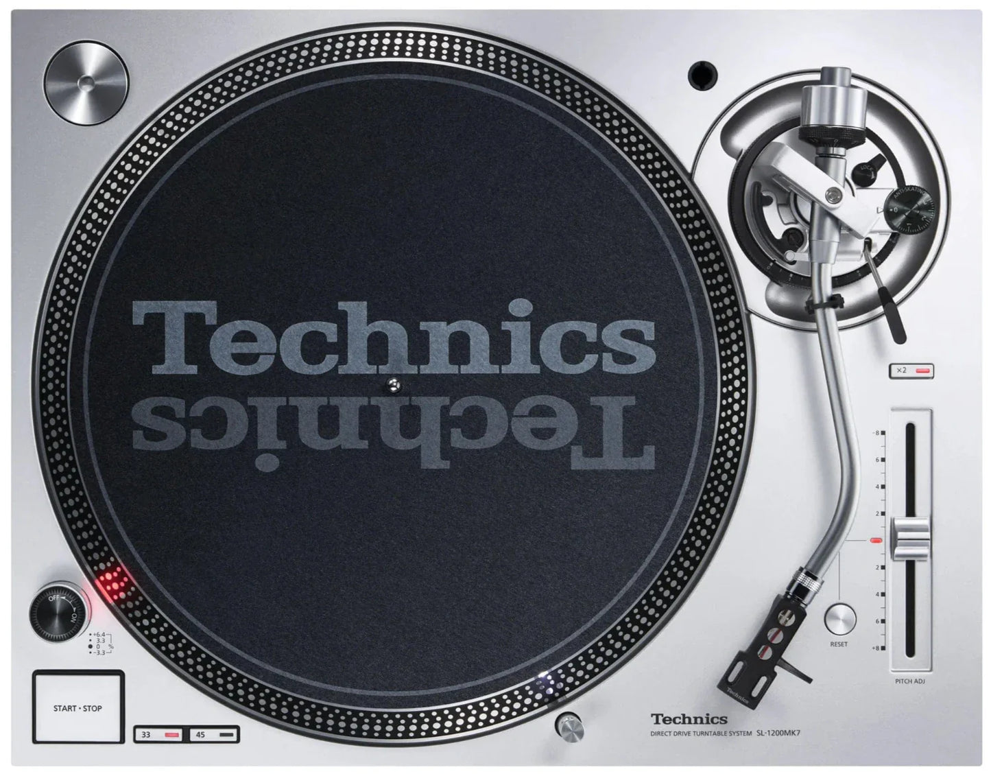 Technics SL-1200MK7S Direct Drive Turntable (Silver)