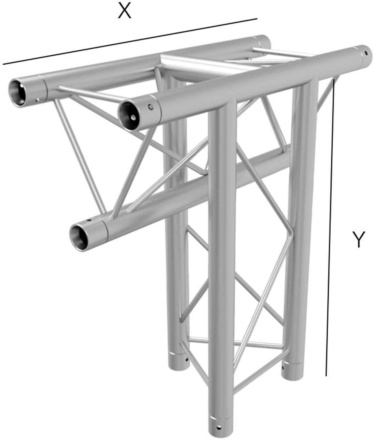 Triangle 9-In Truss F23 3W T-Junction 1.64 Ft