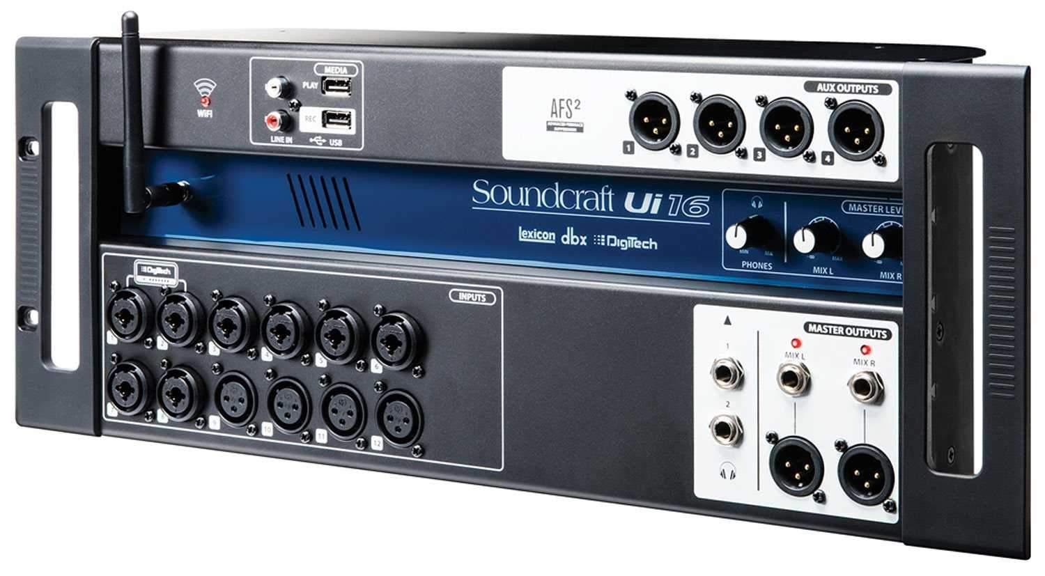 Soundcraft Ui16 Digital Mixer with Integrated Wi-Fi