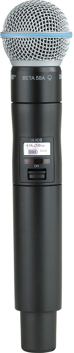 Shure ULXD2/B58 Digital Handheld Transmitter with Beta 58A Capsule - G50 Band