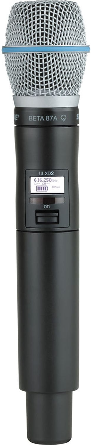 Shure ULXD2/B87A Digital Handheld Transmitter with Beta 87A Capsule - G50 Band