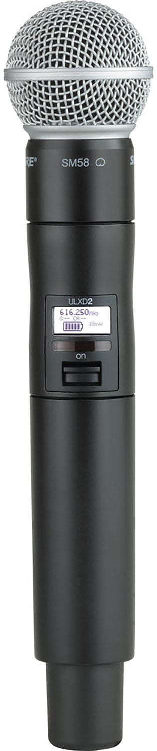 Shure ULXD2/SM58 Digital Handheld Transmitter with SM58 Capsule - J50A Band