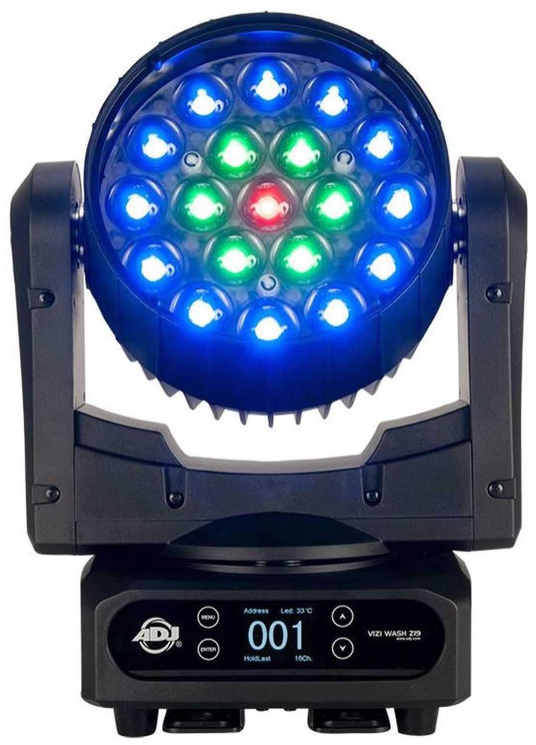 ADJ American DJ Vizi Wash Z19 380W RGBW Moving Head Wash with Zoom