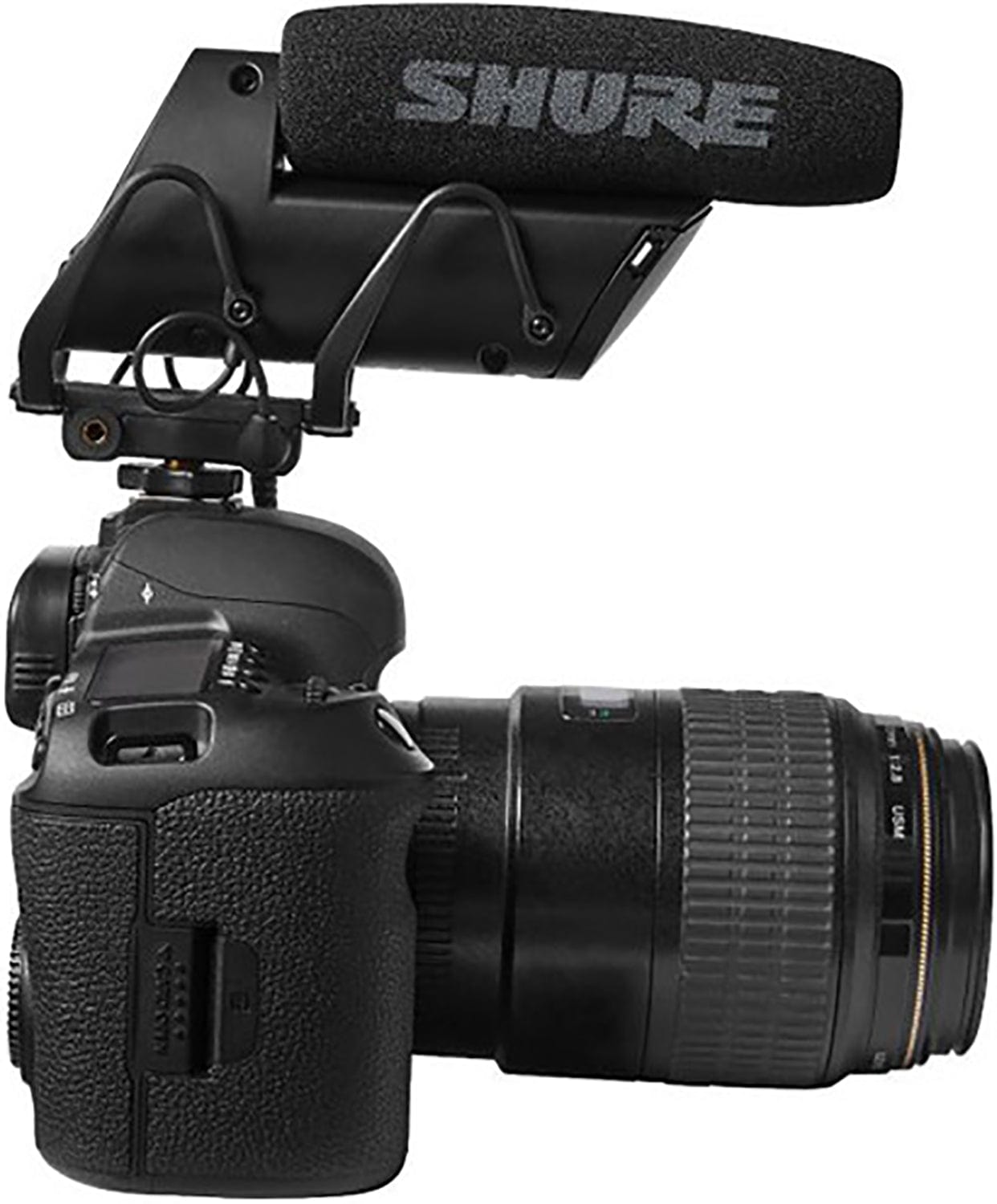 Shure VP83F Lenshopper Camera-Mount Shotgun Microphone with Integrated Flash Recording