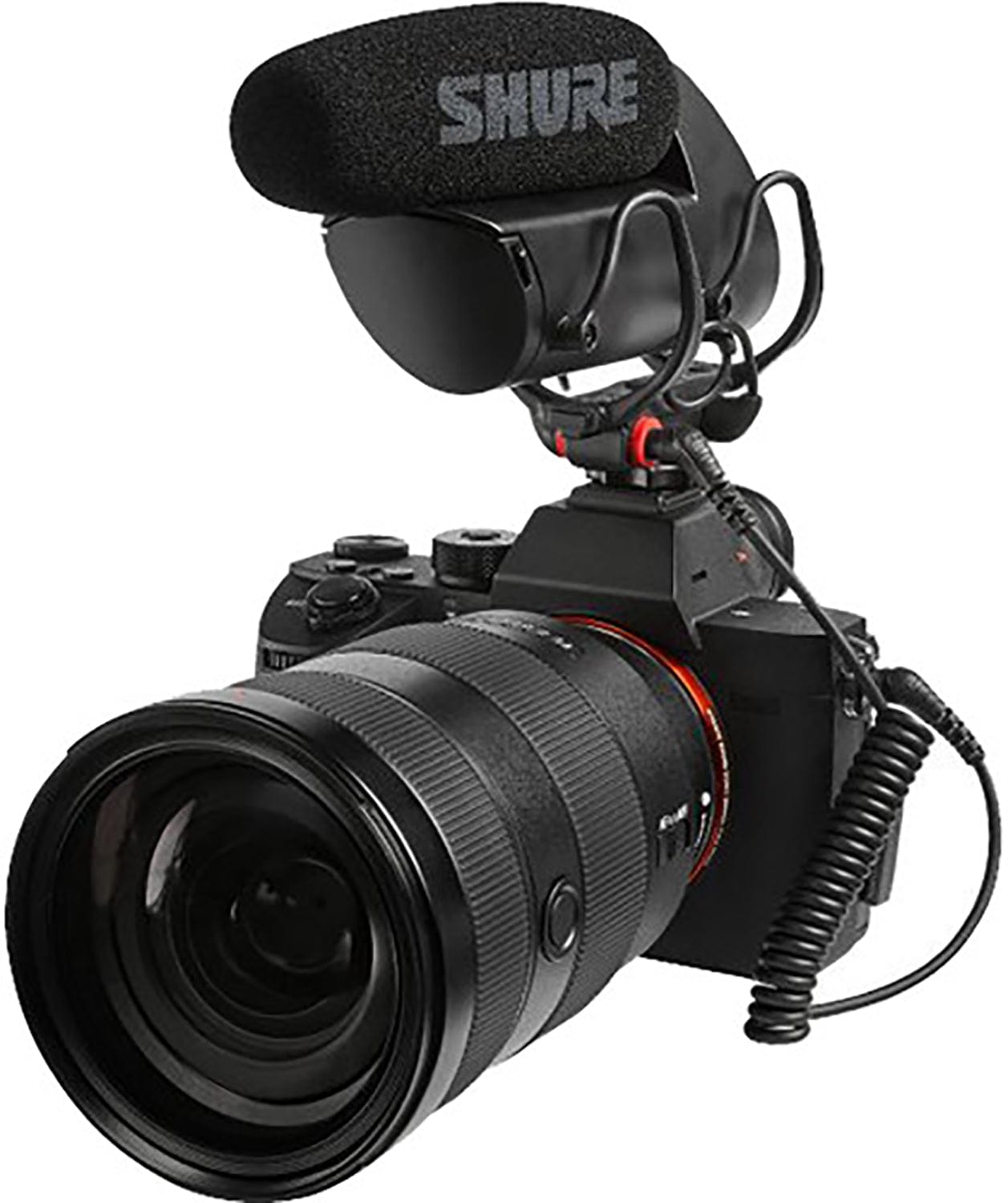 Shure VP83F Lenshopper Camera-Mount Shotgun Microphone with Integrated Flash Recording