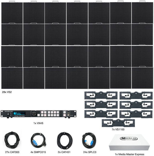 ADJ American DJ VS2-7X4 ArKaos Video Panel System with 28x VS2 LED Panels