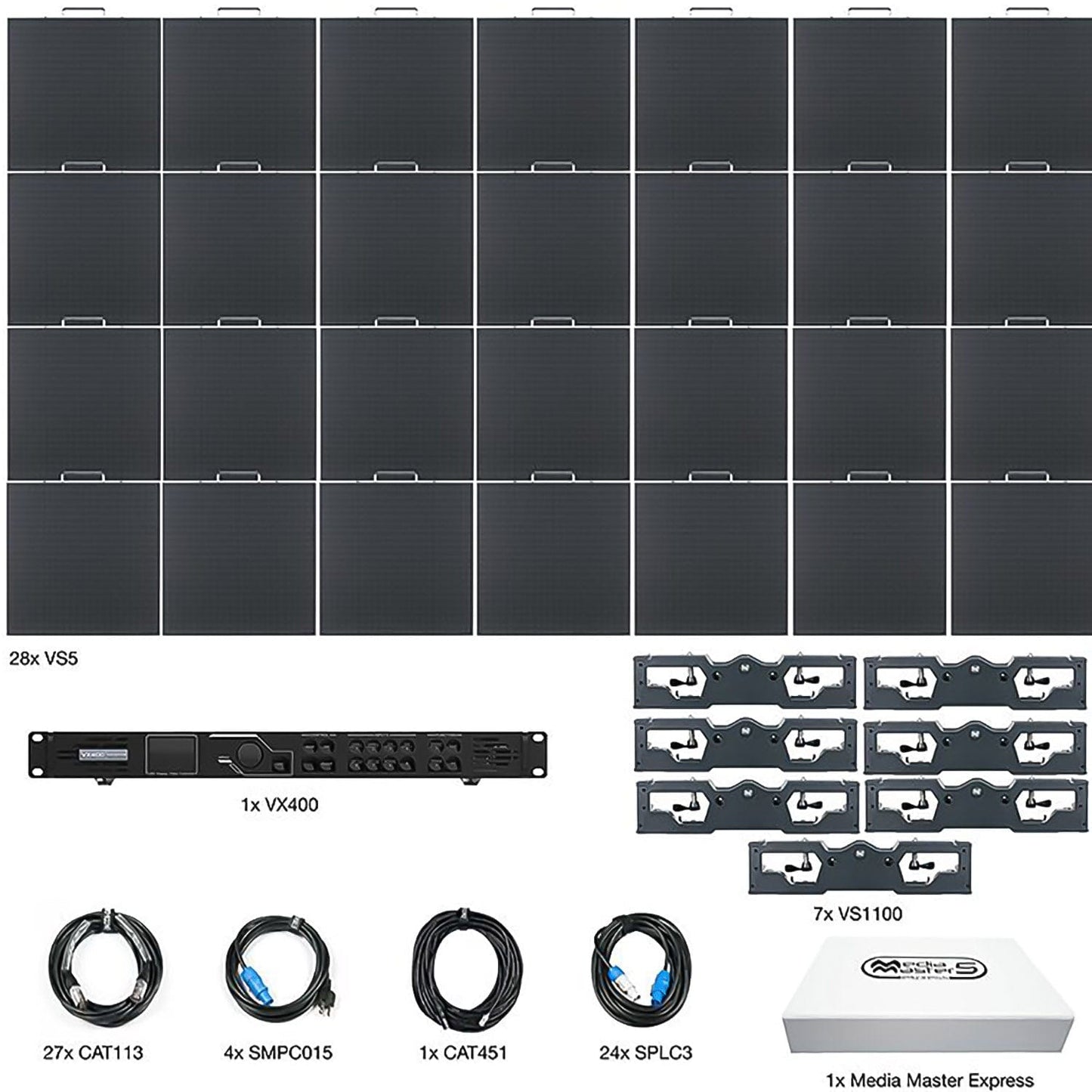 ADJ American DJ VS5-7X4 ArKaos Video Panel System with 28x VS5 LED Panels