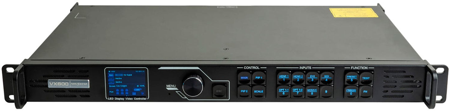 ADJ VX600 Novastar All-in-One Video Processing Controller with 6 Ethernet Ports