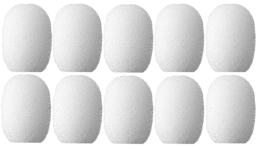 AKG 6500H00430 / W81 (10 Pack) Windscreens for LC81 MD MicroLite Microphones - White