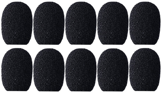 AKG 6500H00420 / W82 (10 Pack) Windscreens for LC82 MD MicroLite Microphones - Black