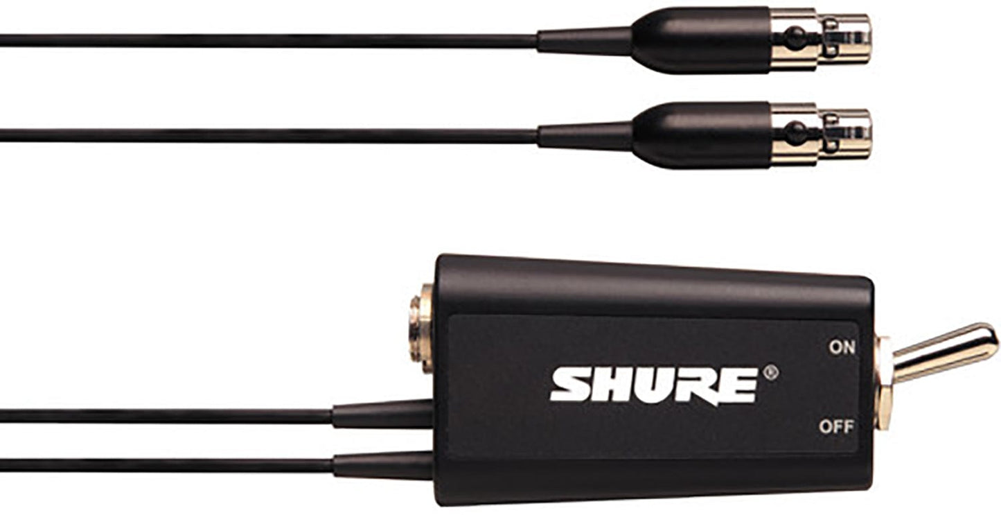 Shure WA662 In-Line Dual Mute Switch for 2x Shure Bodypacks