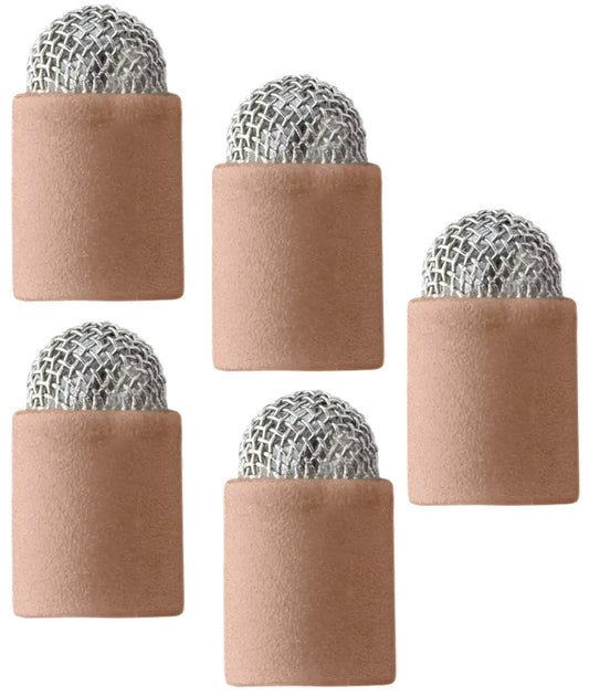 AKG 6500H00520 / WM82 (5 Pack) Wiremesh Caps for MicroLite Microphones - Biege