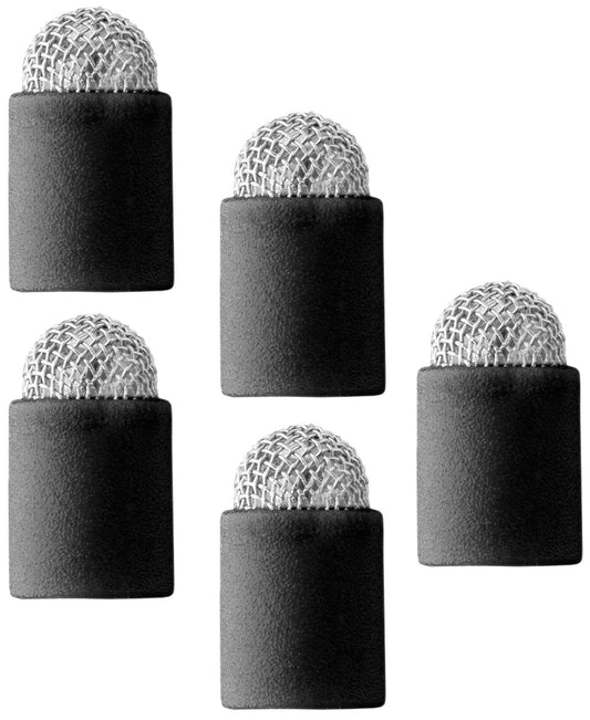 AKG 6500H00500 / WM82 (5 Pack) Wiremesh Caps for MicroLite Microphones - Black