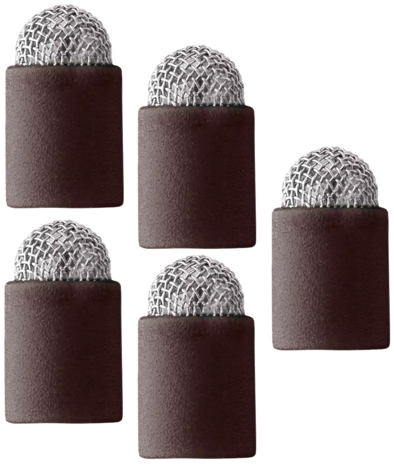 AKG 6500H00530 / WM82 (5 Pack) Wiremesh Caps for MicroLite Microphones - Cocoa