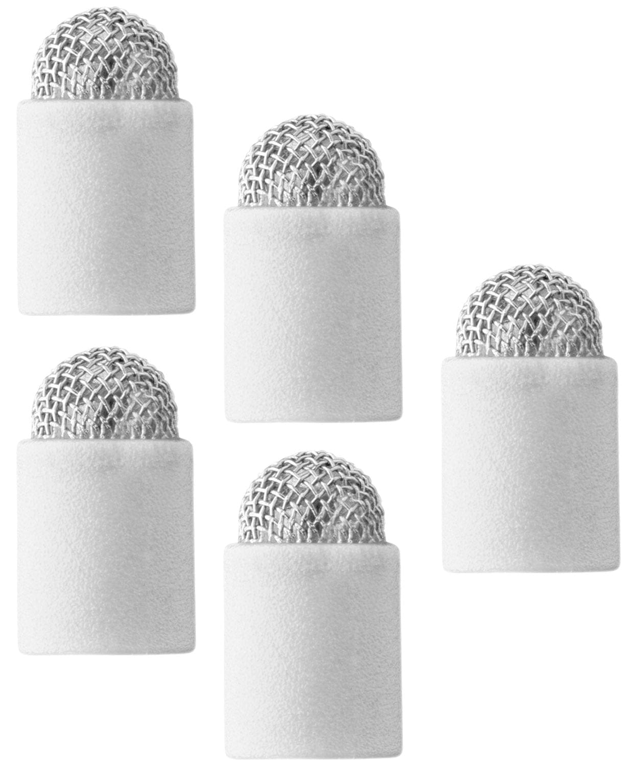 AKG 6500H00510 / WM82 (5 Pack) Wiremesh Caps for MicroLite Microphones - White