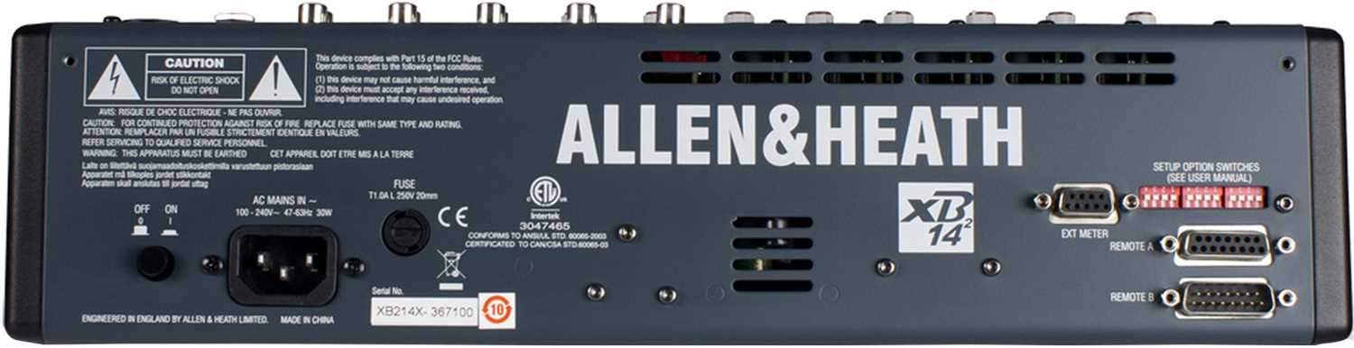 Allen & Heath XB2-14 Compact Broadcast Mixer