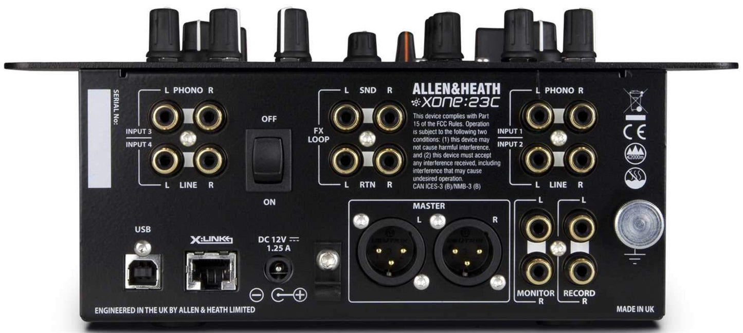 Allen & Heath XONE 23C 2-Channel DJ Mixer