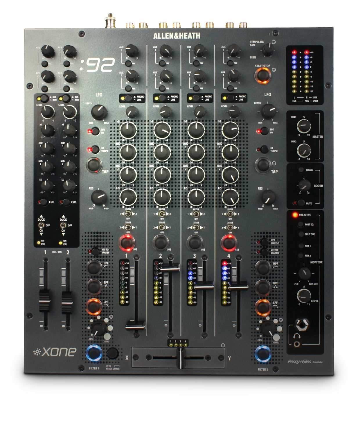 Allen & Heath Xone 92 Fader 6-Ch Club DJ Mixer