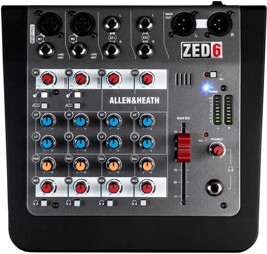 Allen & Heath ZED6 6-Channel Mixer