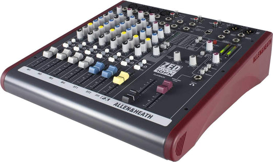 Allen & Heath ZED60-10FX PA Mixer with 60mm Faders