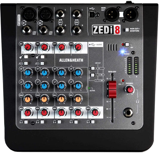 Allen & Heath ZEDI8 8-Channel Mixer